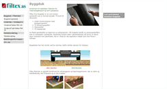 Desktop Screenshot of filtex.no