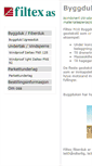 Mobile Screenshot of filtex.no