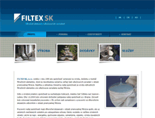 Tablet Screenshot of filtex.sk