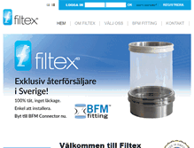 Tablet Screenshot of filtex.se